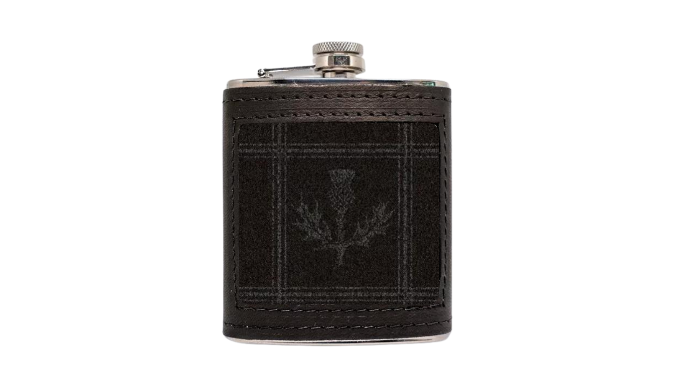 Black Thistle Hip Flask
