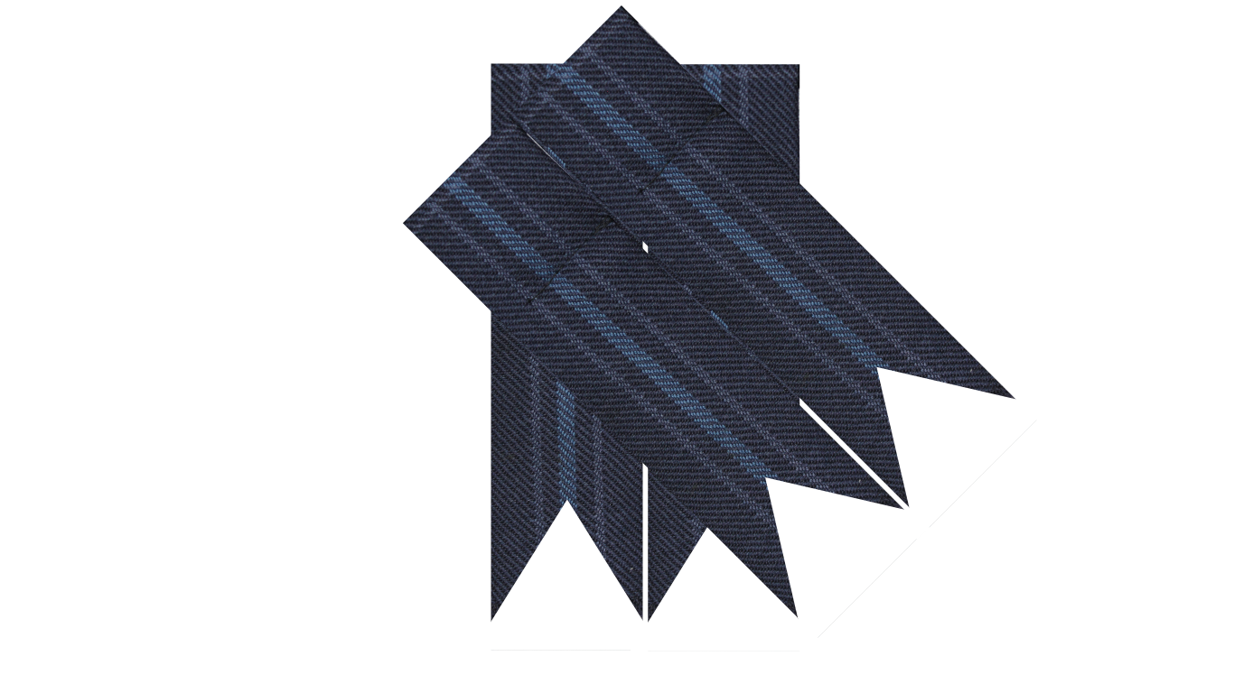 Midnight Thistle Tartan Kilt Flashes