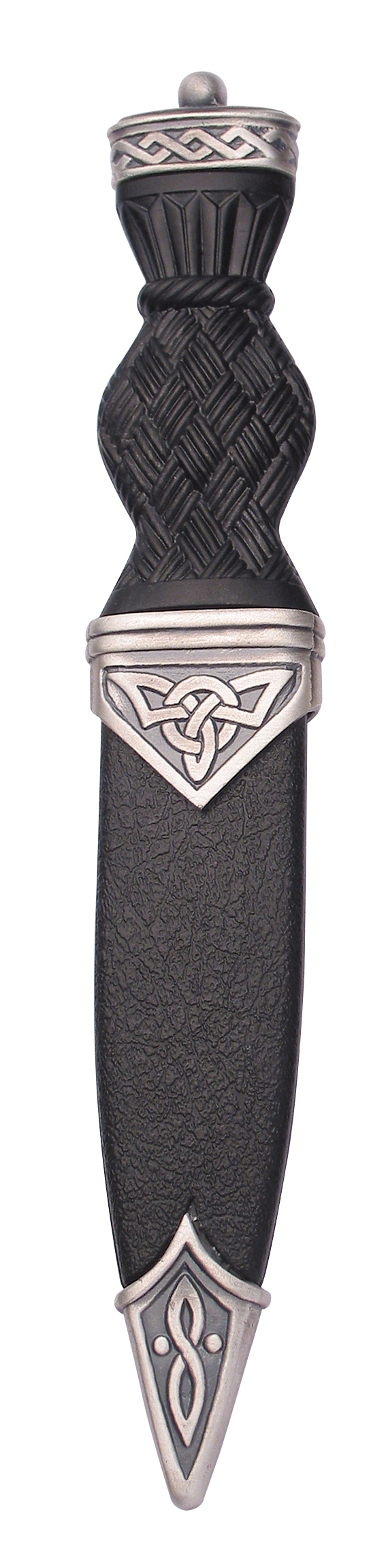 Celtic Matte Stone Top Sgian Dubh