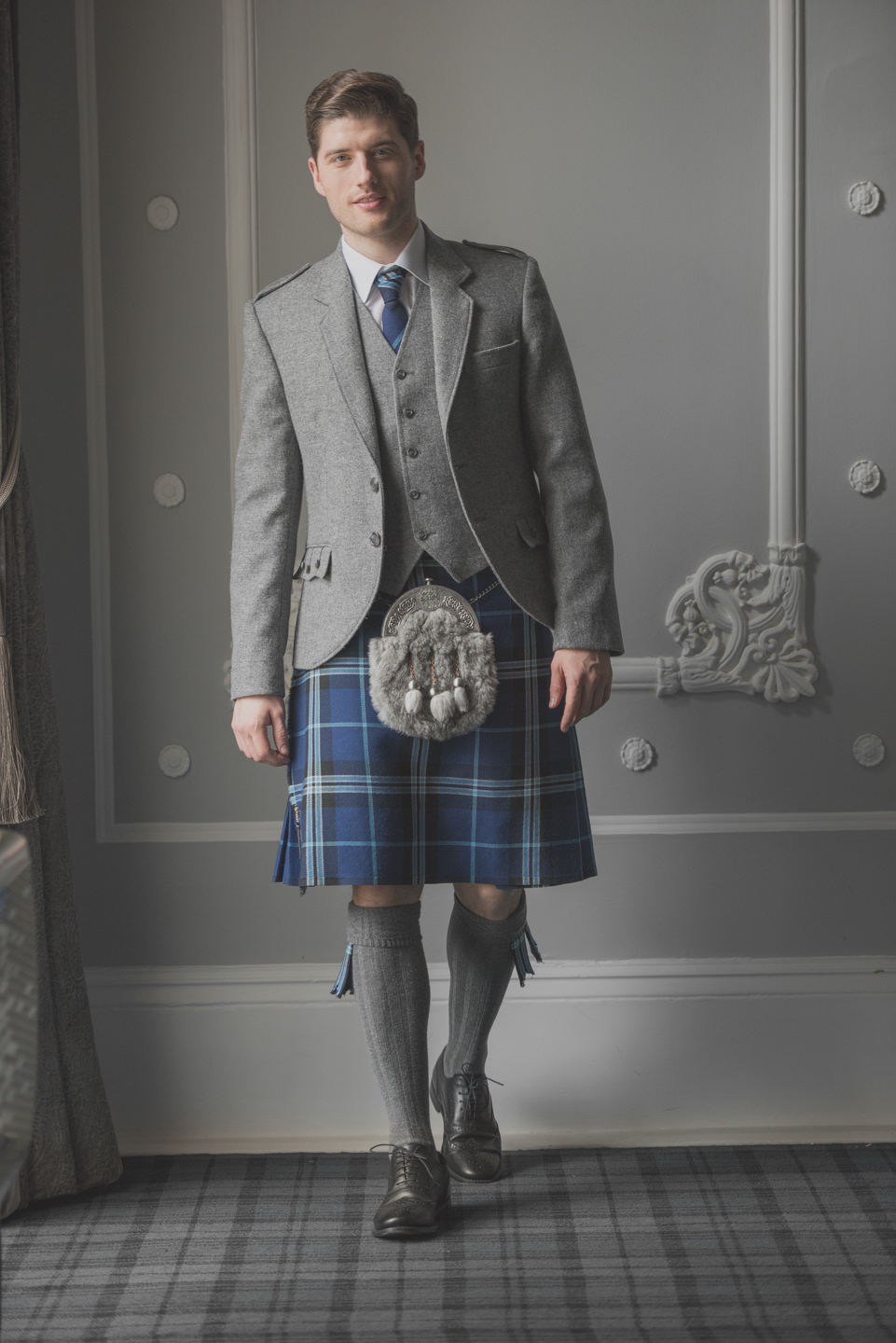 Made to Measure Scottish Bluebell Kilt Kilts & Trews