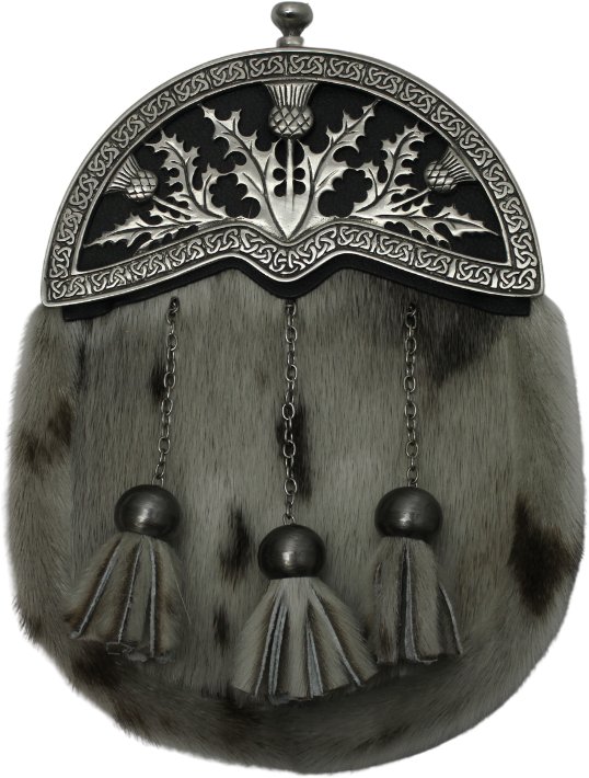 Antique Thistle Champagne Seal Dress Sporran