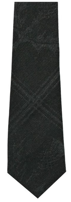 Black Thistle Tartan Tie