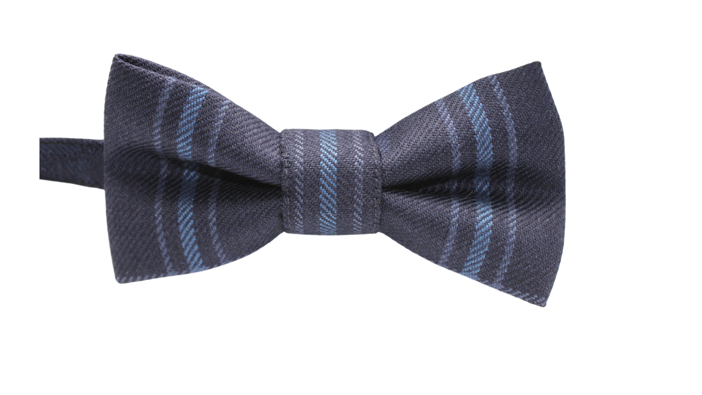 Midnight Thistle Bow Tie