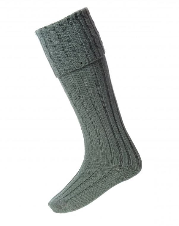 Harris Luxury Kilt Hose Ancient Green