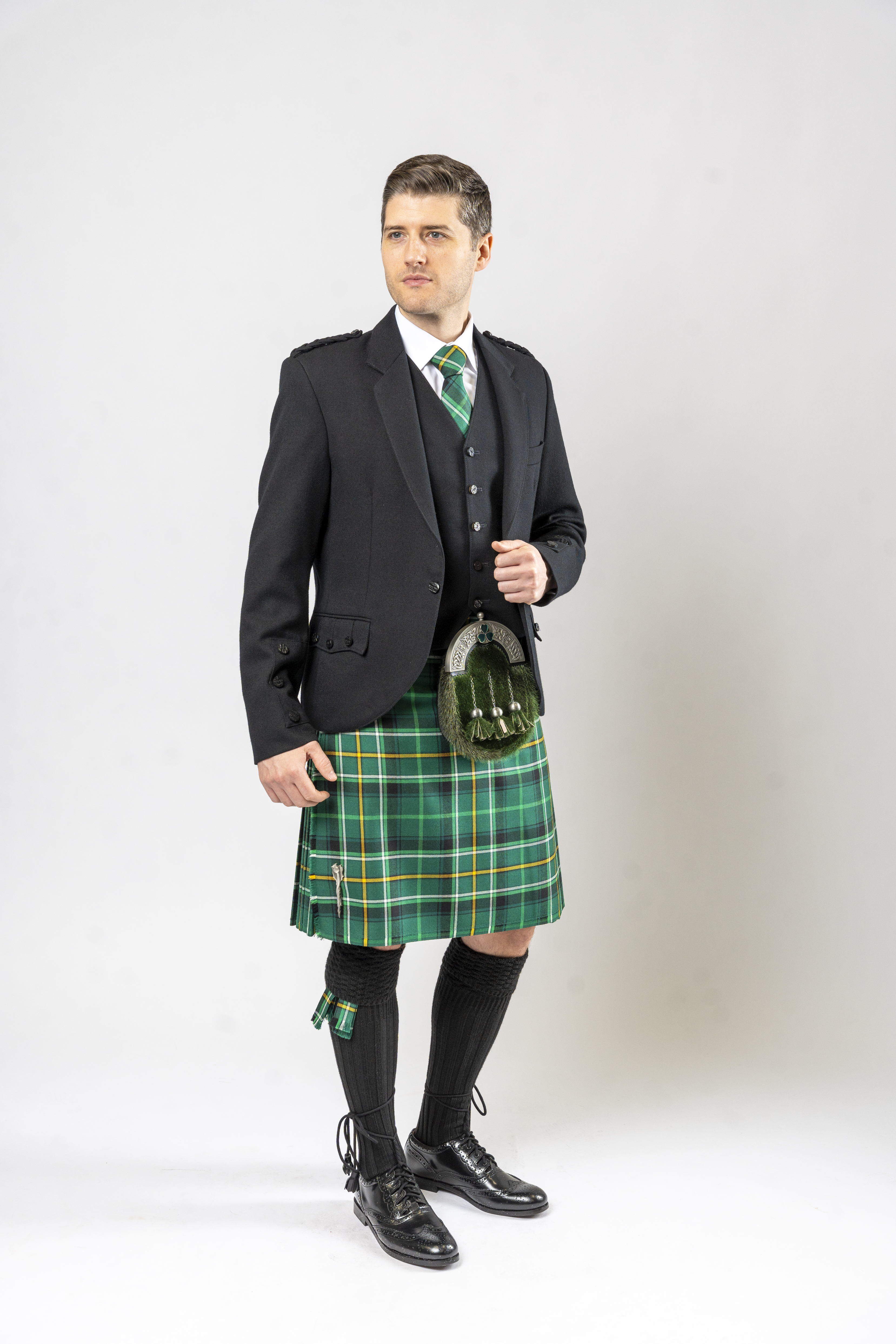 Rangers tartan wedding dress shop