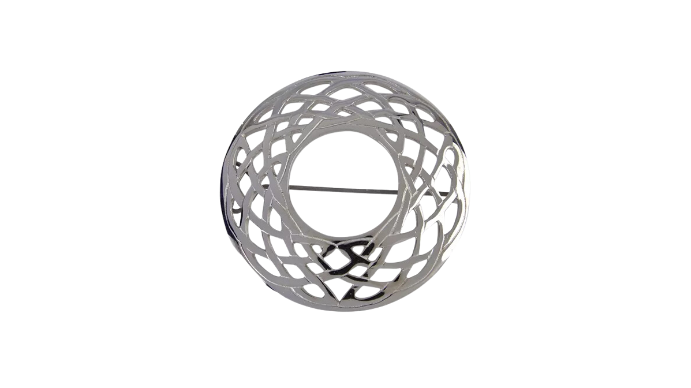 Celtic Plaid Brooch
