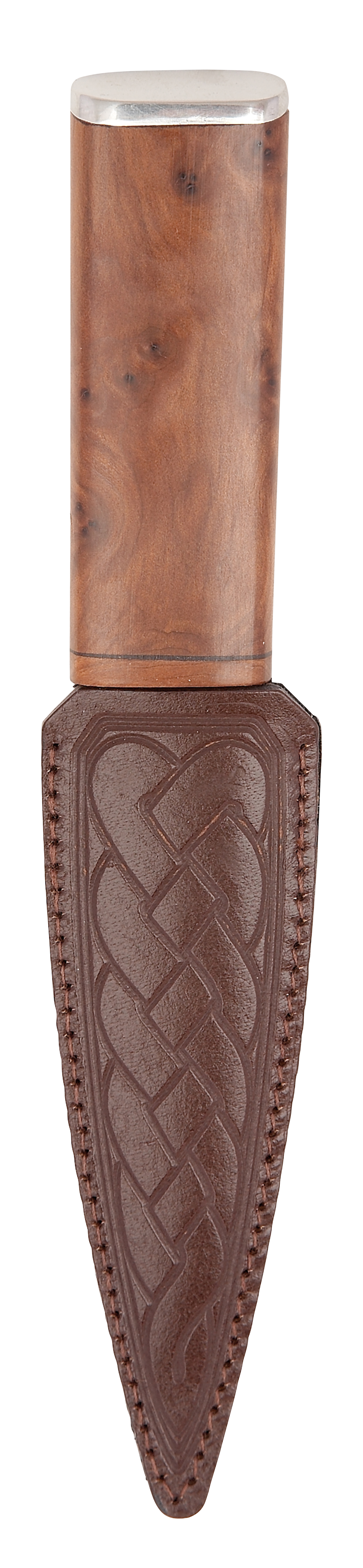 Thuya Burl Arisaig Sgian Dubh With Pewter Cap