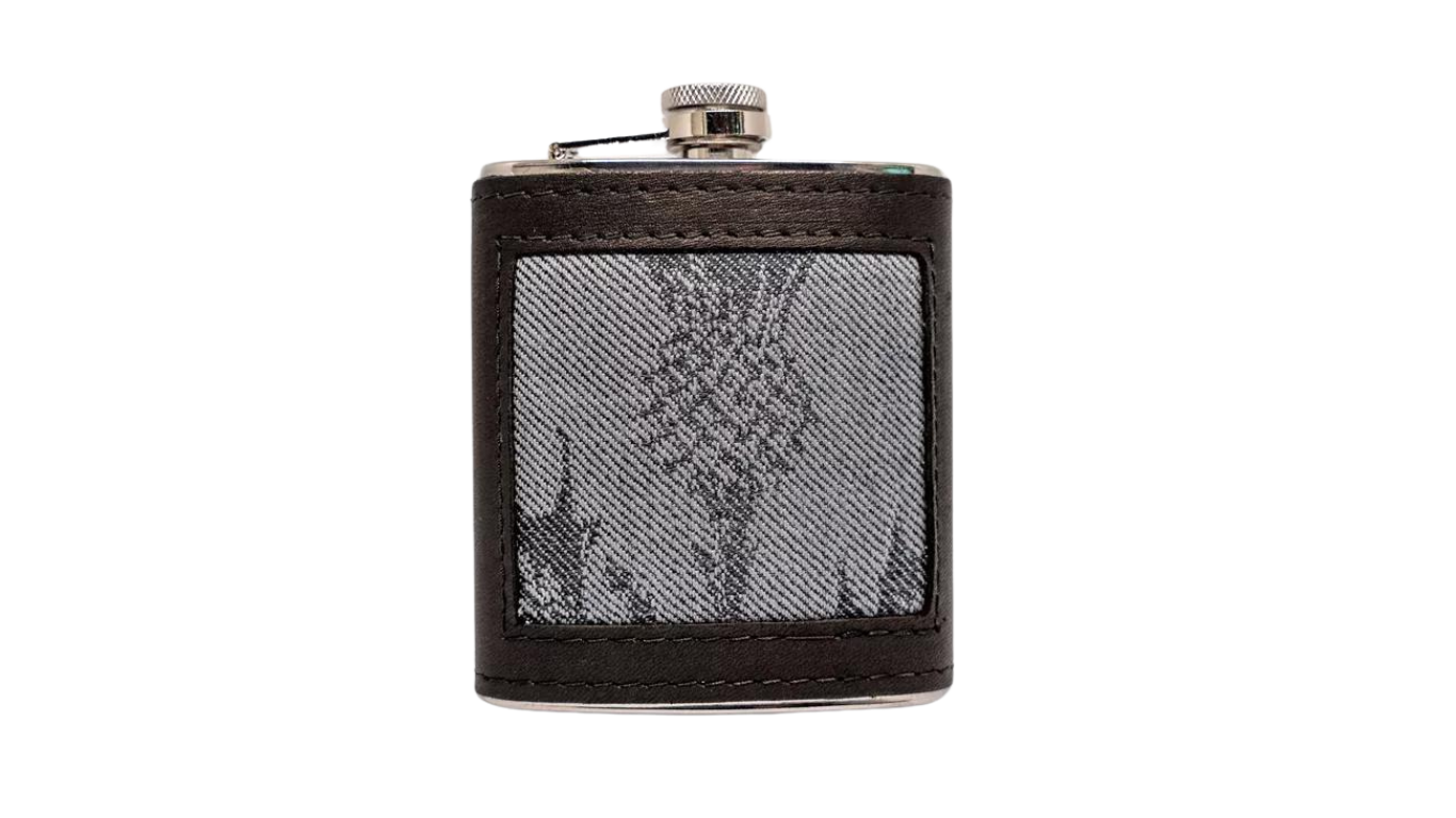 Granite Thistle Hip Flask