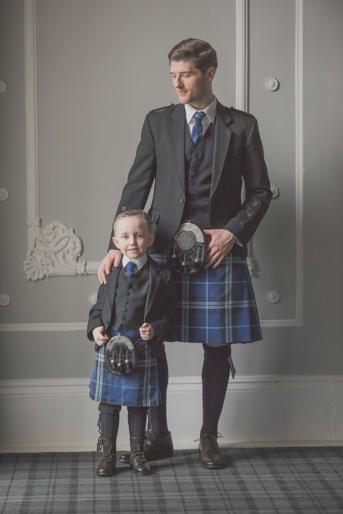 Made to Measure Scottish Bluebell Kilt Kilts & Trews